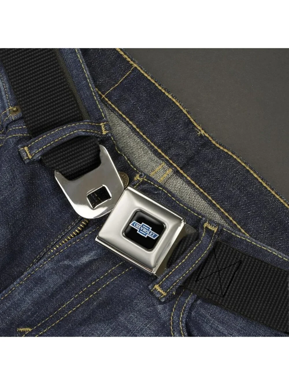 Stylish Seatbelt Belt for Men & Women - Adjustable, Durable, Unique Design